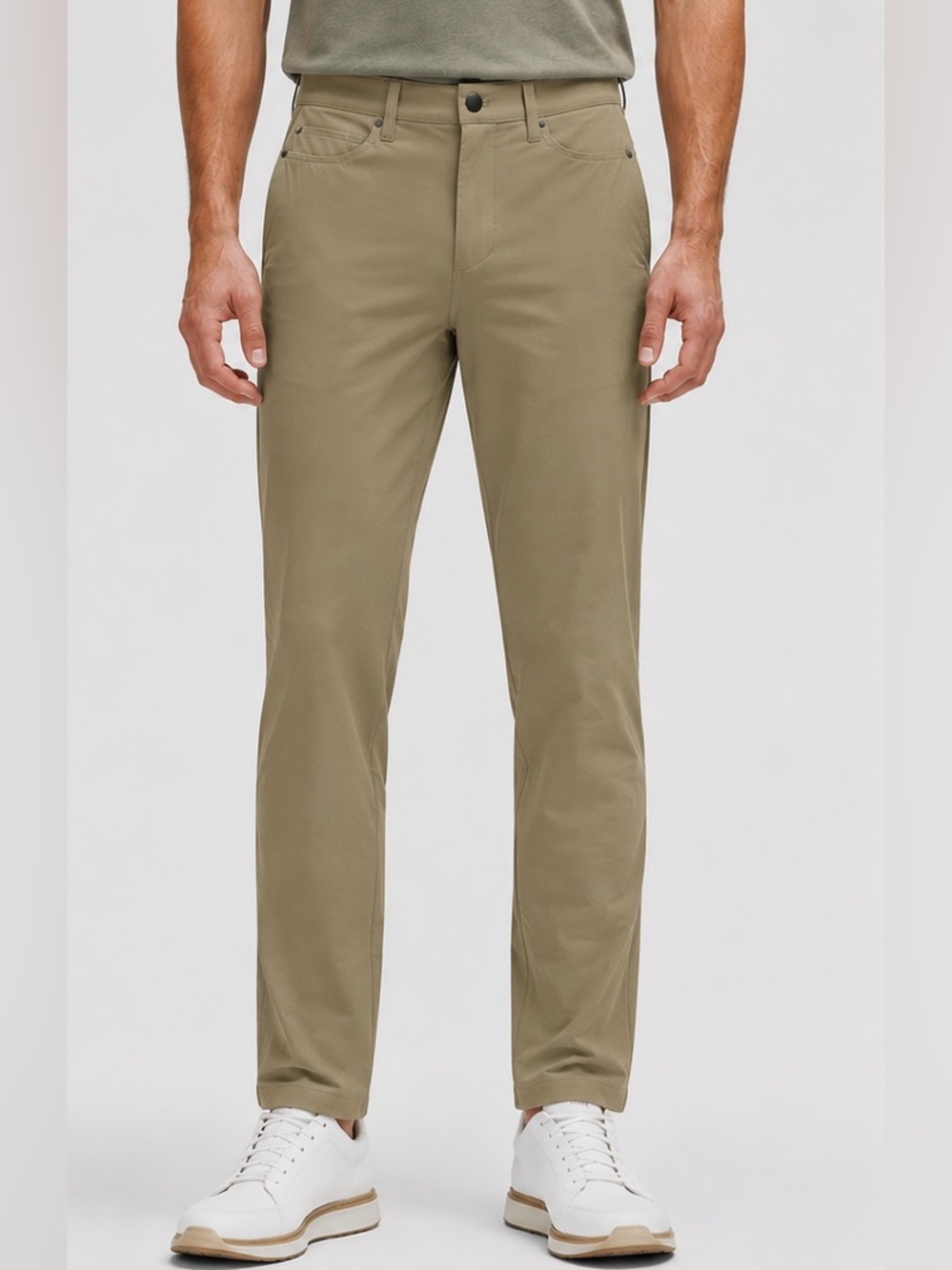 Lululemon Men’s ABC Golf Pants 30 Khaki Beige Stretch Performance Chinos
